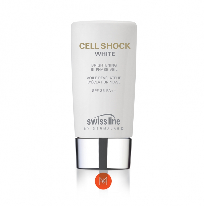 Nhũ tương chống nắng và làm trắng sáng da SPF 35 PA++ Swissline CSW Brightening Bi Phase Veil